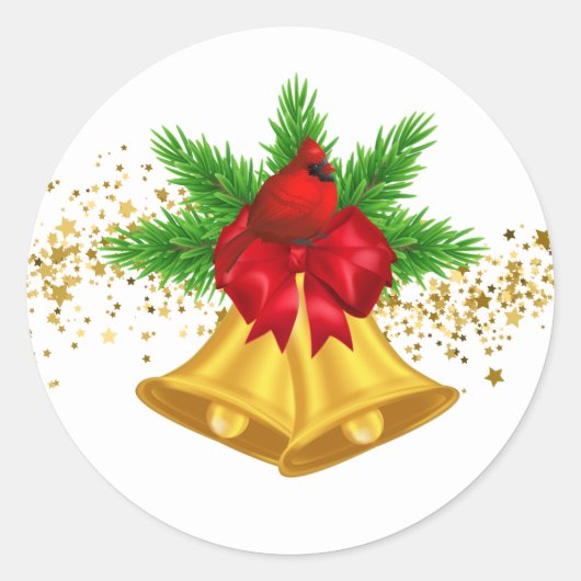 Stickers met kersttanden (Voorkant)