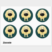 Stickers met labrador Retriever (Vel)