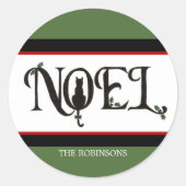Stickers met Noel Cat Holiday (Voorkant)