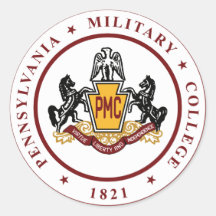 + Stickers met PMC Seal Logo