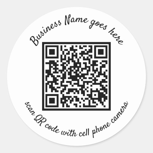 Stickers met QR-code (Voorkant)