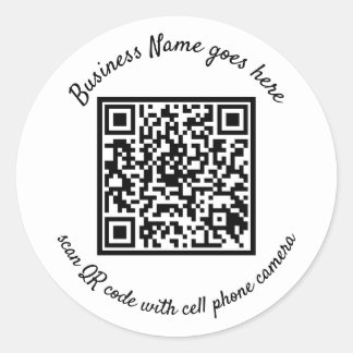 Stickers met QR-code