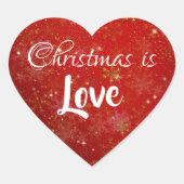 Stickers met rode kerstfeestdagen (Voorkant)