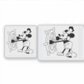 Stickers met Steamboat Willie ontwerp (Voorkant)