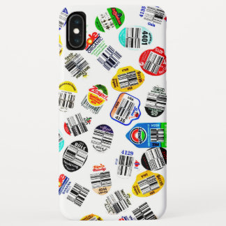 Stickers met streepjescode produceren iPhone XS max hoesje