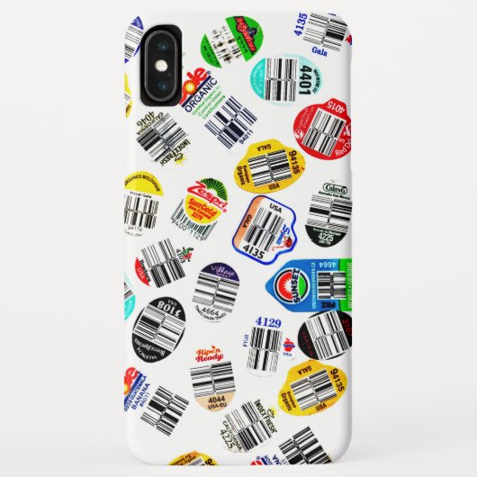 Stickers met streepjescode produceren Case-Mate iPhone case (Achterkant)