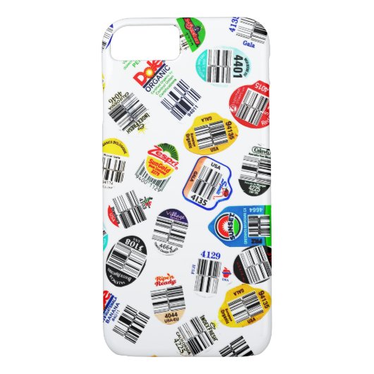 Stickers met streepjescode produceren Case-Mate iPhone case (Achterkant)