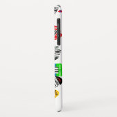 Stickers met streepjescode produceren Case-Mate iPhone case (Achterkant/links)