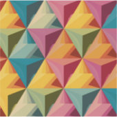 Stickers met vet geometrisch driehoekpatroon (Voorkant)