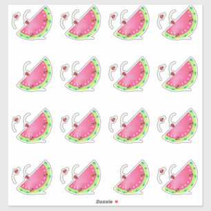 Stickers met watermeloenen van Ladybug