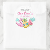 Stickers met zomervakantiebrood (Tas)