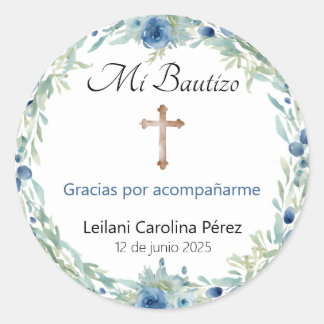Stickers Mi Bautizo - Stickers Baptême Espagnol