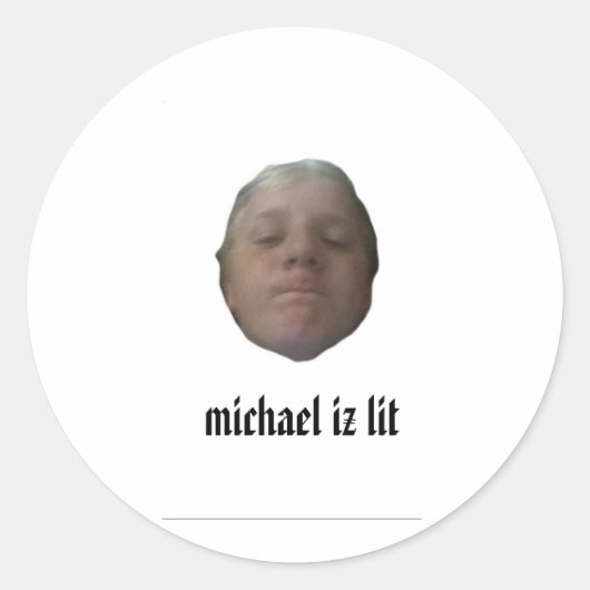 stickers michael iz allumés (Devant)