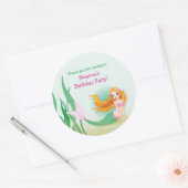Stickers mignonne sirène (Enveloppe)