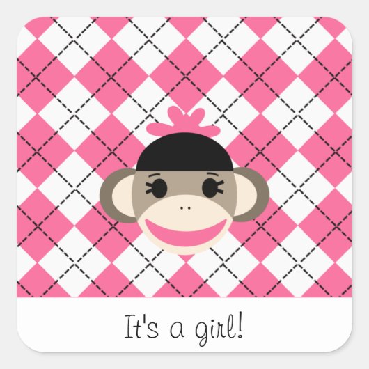 Stickers Mignons Par Le Sock Monkey Shoppe (Devant)