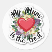 Stickers Mijn moeder is de beste (Voorkant)