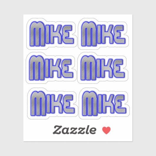 Stickers Mike (Feuille)