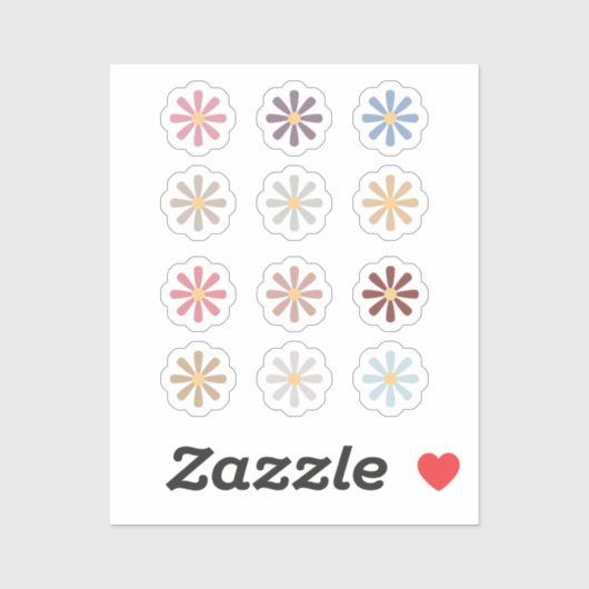 Stickers Mini Fleurs (Feuille)