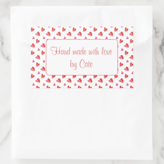 Stickers MINI HEARTS Rectangle "MAIN" (Sac)