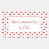 Stickers MINI HEARTS Rectangle "MAIN" (Devant)