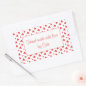 Stickers MINI HEARTS Rectangle "MAIN" (Enveloppe)