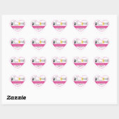 Stickers Miracle d'Esther - coeurs (Feuille)
