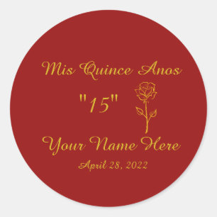 Stickers Mis Quince Anos