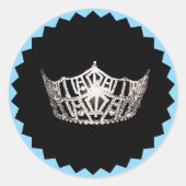 Stickers Miss America Crown (Devant)