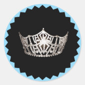 Stickers Miss America Crown (Devant)