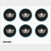 Stickers Miss America Crown (Feuille)