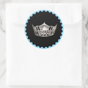 Stickers Miss America Crown