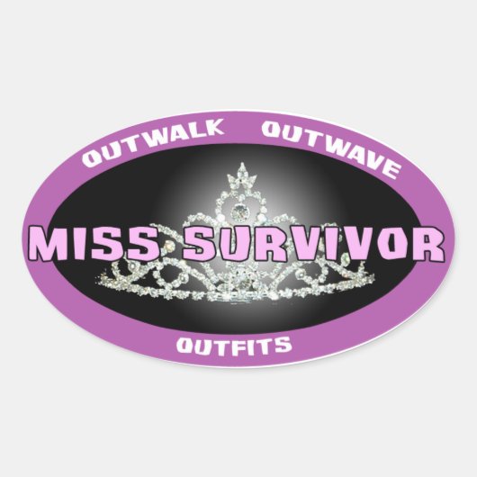 Stickers Miss Survivor (Devant)