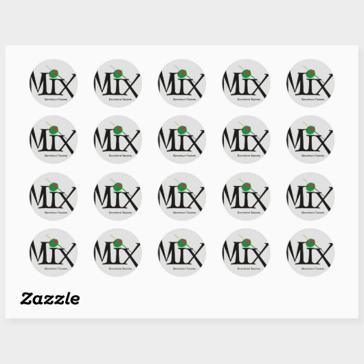 Stickers Mix - blanc (Feuille)