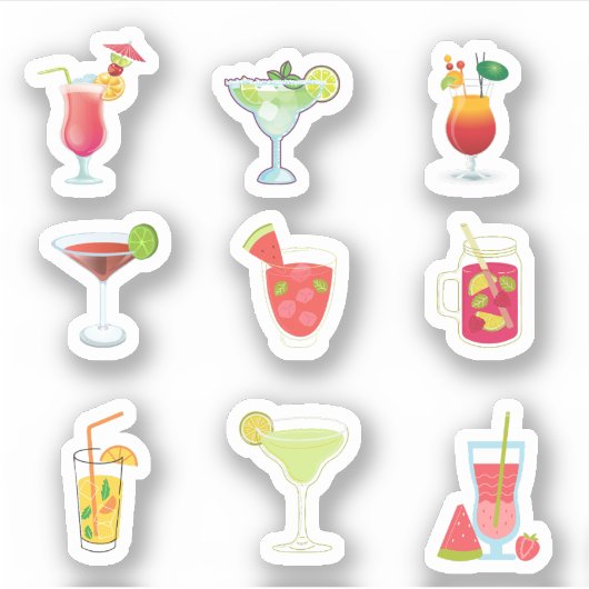 Stickers Mocktail (Devant)