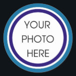 Stickers Modèle bleu et marine<br><div class="desc">Sticker border pour encadrer votre photo préférée! Idéal pour les photos de bébé,  les photos de mariage,  les photos de remise de diplômes,  et plus !</div>