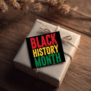 Stickers Mois de l'histoire noire en gras