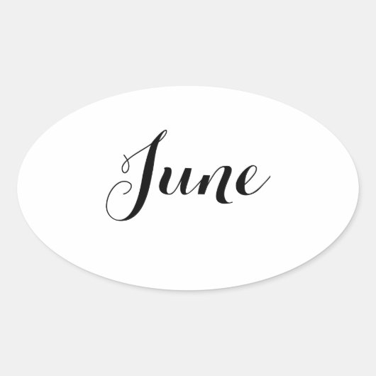 Stickers Mois : Juin (Devant)