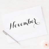 Stickers Mois : Novembre (Enveloppe)