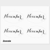 Stickers Mois : Novembre (Feuille)