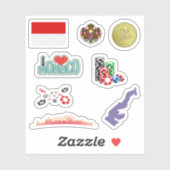 Stickers Monaco (Feuille)