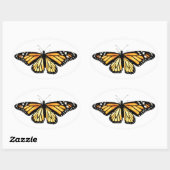 Stickers Monarque féminine (Feuille)