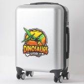 Stickers Mondiaux Dinosaures (Sur valise)