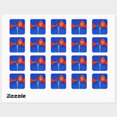 Stickers Mondrian Amaryllis (Feuille)