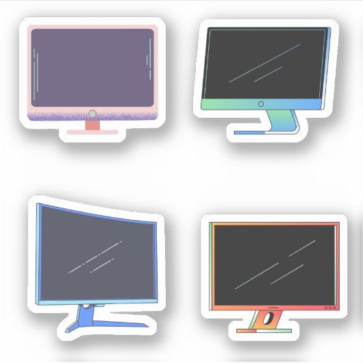 Stickers Moniteur d'ordinateur (Devant)