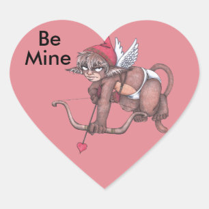 Stickers Monkey Gnome Cupid
