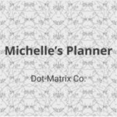 Stickers Monochromes Ornementaux Dot-Matrice Subti (Devant)