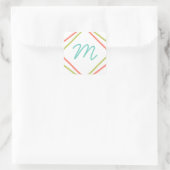 Stickers Monogram Holiday Cursive (Sac)