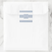 Stickers Monogram & Stripes Light Blue (Sac)
