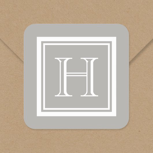 Stickers Monogramme Carré classique