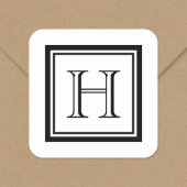 Stickers Monogramme Carré classique